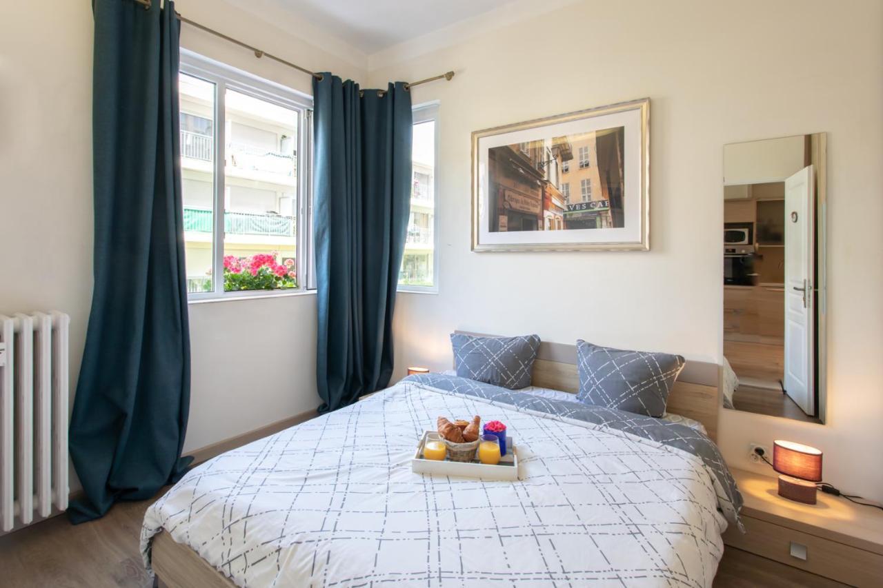 Boutique Apartment Nice Center Beach Free Parking Buitenkant foto